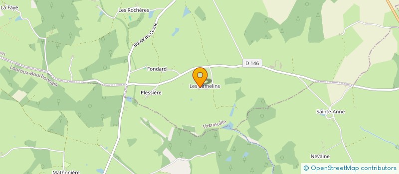 localisation de l'entreprise MONSIEUR GUY BIEGNON  THENEUILLE