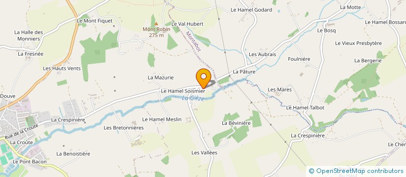localisation de l'entreprise MONSIEUR GUY BISSON à PERCY-EN-NORMANDIE