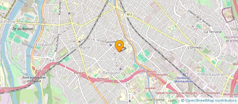 localisation de l'entreprise MONSIEUR GUY BIWANA  TOULOUSE