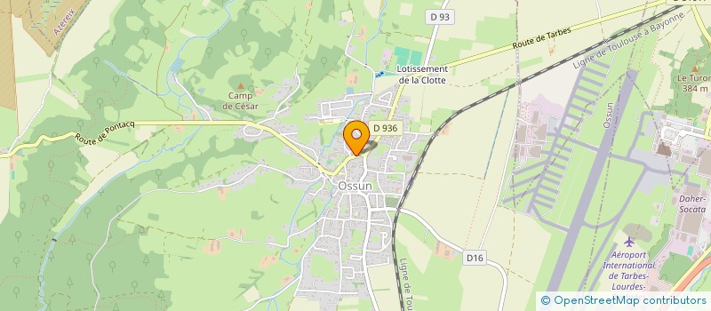 localisation de l'entreprise MONSIEUR GUY BLAIN  OSSUN