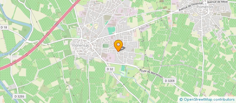 localisation de l'entreprise MONSIEUR GUY BLANC à FLORENSAC