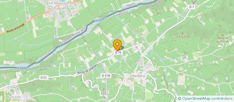 localisation de l'entreprise MONSIEUR GUY BLANC  CRESTET