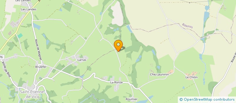 localisation de l'entreprise MONSIEUR GUY BLANCHER  ST-CHRISTOPHE-EN-BOURBONNAIS