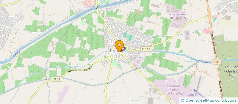 localisation de l'entreprise MONSIEUR GUY BLAZI  TORREILLES