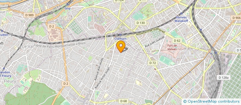 localisation de l'entreprise MONSIEUR GUY BLIN à CLAMART