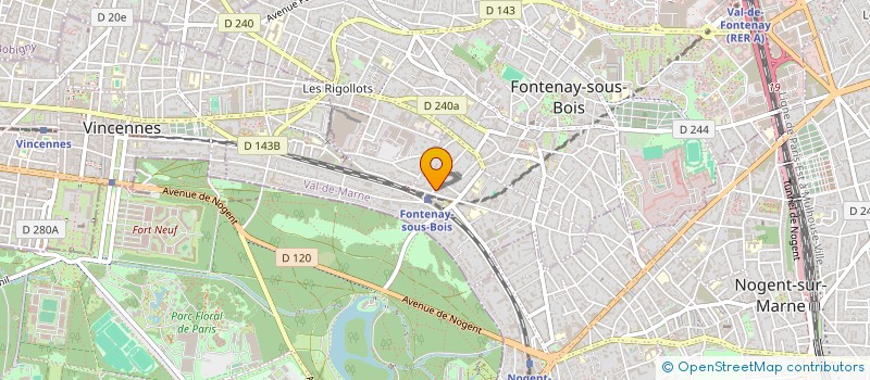 localisation de l'entreprise MONSIEUR GUY BLONDEAU à FONTENAY-SOUS-BOIS