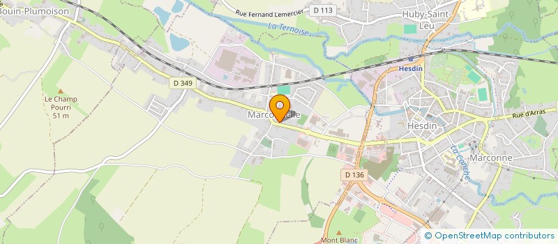 localisation de l'entreprise MONSIEUR GUY BLONDEL  BOUIN-PLUMOISON