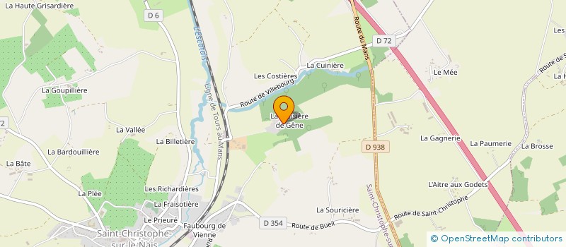 localisation de l'entreprise MONSIEUR GUY BODEVEN  SAINT-CHRISTOPHE-SUR-LE-NAIS