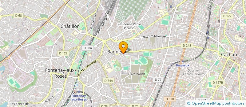 localisation de l'entreprise MONSIEUR GUY BOMBUSA à BAGNEUX