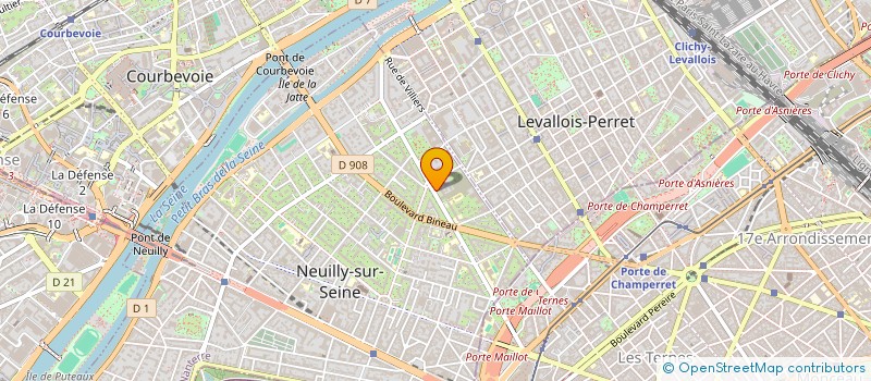 localisation de l'entreprise MONSIEUR GUY BONDUELLE à NEUILLY-SUR-SEINE