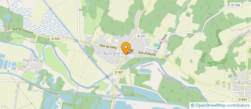 localisation de l'entreprise MONSIEUR GUY BONHOUR  BOURG-ET-COMIN