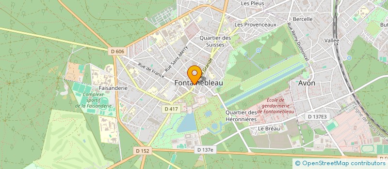 localisation de l'entreprise MONSIEUR GUY BONIS  FONTAINEBLEAU