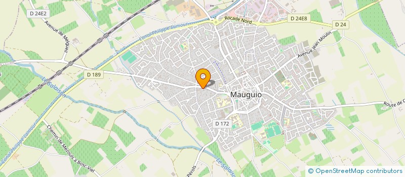 localisation de l'entreprise MONSIEUR GUY BONJEAN  MAUGUIO