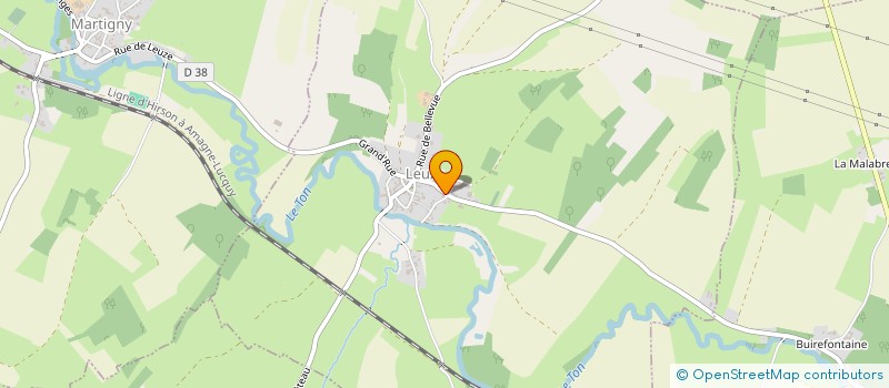 localisation de l'entreprise MONSIEUR GUY BONNAIRE  LEUZE