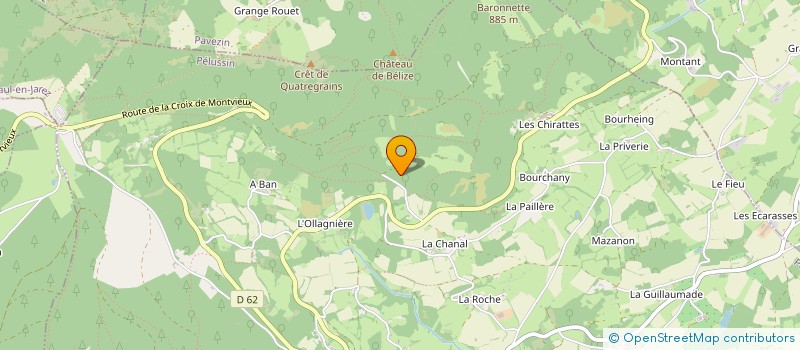 localisation de l'entreprise MONSIEUR GUY BONNEFOY  PELUSSIN