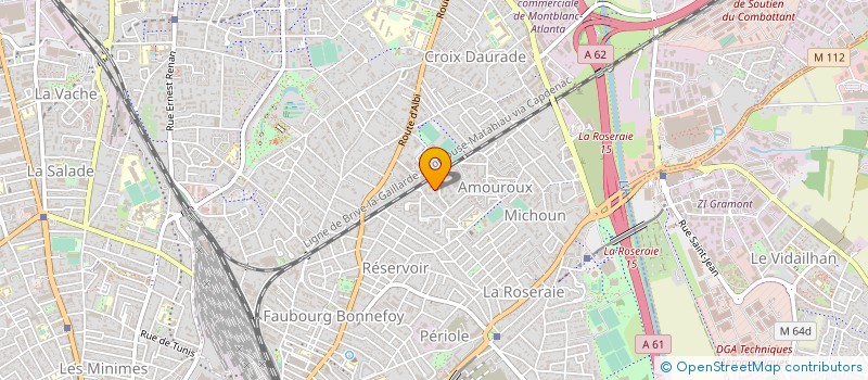 localisation de l'entreprise MONSIEUR GUY BONNEMAIN à TOULOUSE