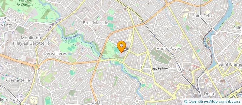 localisation de l'entreprise MONSIEUR GUY BONNET à NANTES