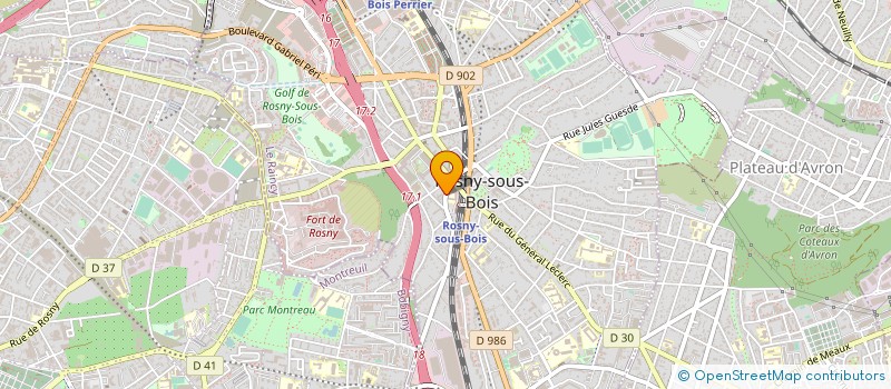 localisation de l'entreprise MONSIEUR GUY BONNET à ROSNY-SOUS-BOIS