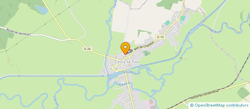 localisation de l'entreprise MONSIEUR GUY BONNIAU  ST GRATIEN SAVIGNY