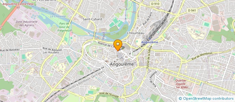 localisation de l'entreprise MONSIEUR GUY BONNIN à ANGOULEME