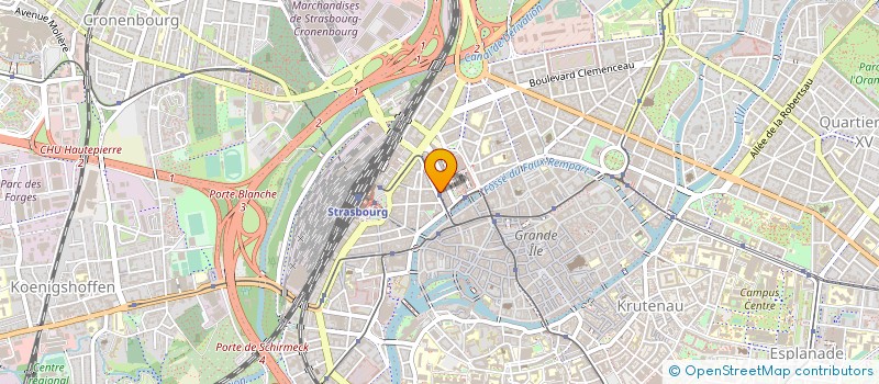 localisation de l'entreprise MONSIEUR GUY BORNERT à STRASBOURG