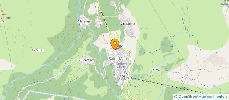 localisation de l'entreprise MONSIEUR GUY BORREL  LES BELLEVILLE