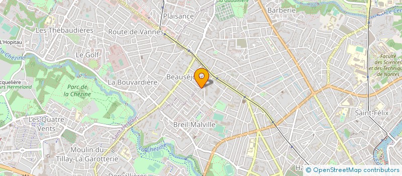 localisation de l'entreprise MONSIEUR GUY BOSSARD  NANTES