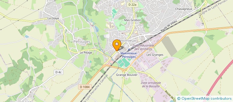 localisation de l'entreprise MONSIEUR GUY BOUCLIER à MEXIMIEUX