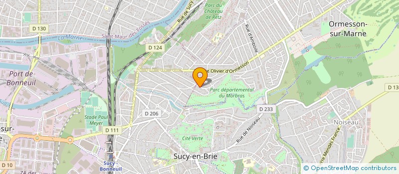 localisation de l'entreprise MONSIEUR GUY BOUDIER à ORMESSON-SUR-MARNE