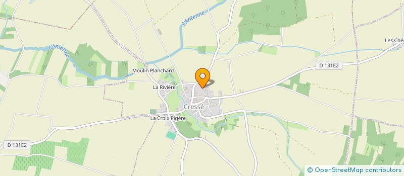 localisation de l'entreprise MONSIEUR GUY BOUILLER  CRESSE