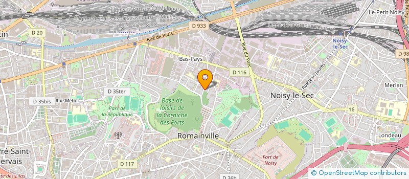 localisation de l'entreprise MONSIEUR GUY BOULOT  ROMAINVILLE