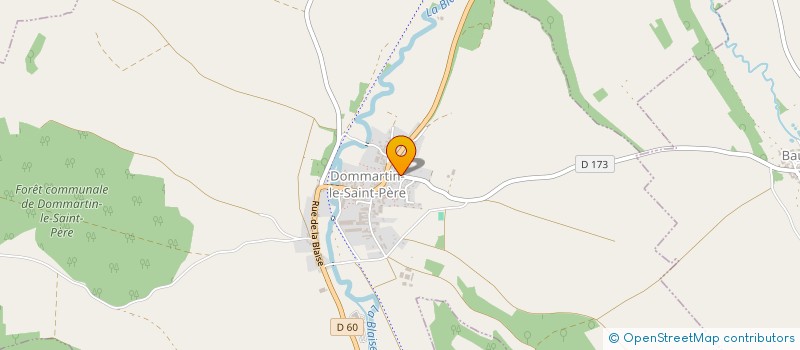 localisation de l'entreprise MONSIEUR GUY BOURGEOIS à DOMMARTIN-LE-SAINT-PERE