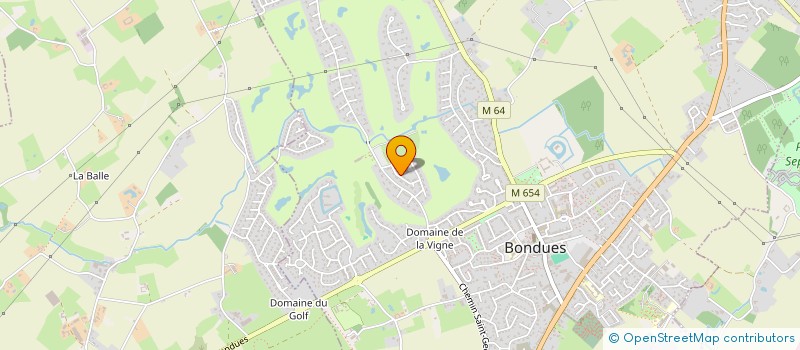 localisation de l'entreprise MONSIEUR GUY BOURGEOIS  BONDUES