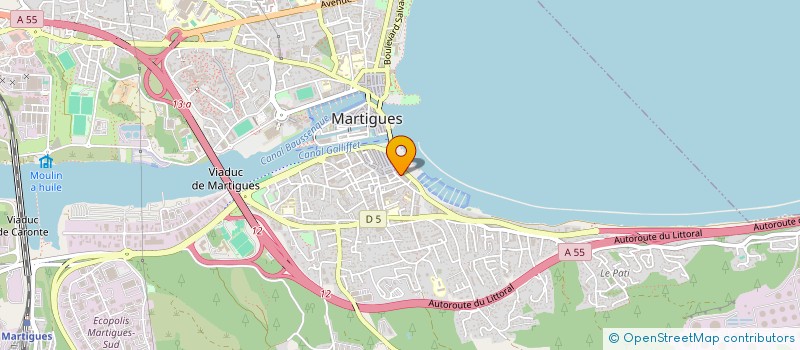 localisation de l'entreprise MONSIEUR GUY BOURRELLY à MARTIGUES