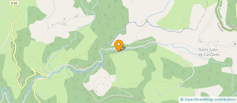 localisation de l'entreprise MONSIEUR GUY BOUSQUET  SAINT-SALVI-DE-CARCAVES