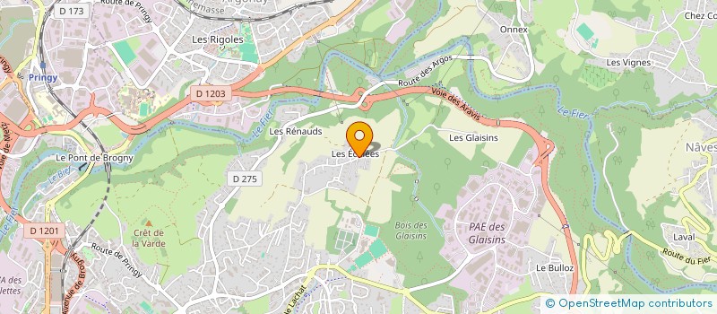 localisation de l'entreprise MONSIEUR GUY BOUVIER à ANNECY