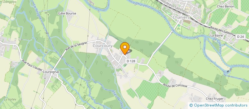 localisation de l'entreprise MONSIEUR GUY BOUYER  COURCOURY