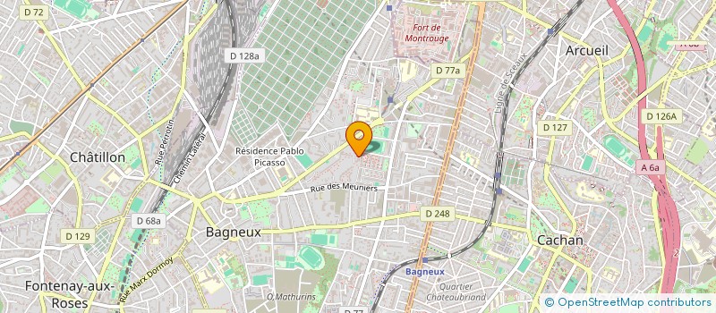 localisation de l'entreprise MONSIEUR GUY BOUYOU à BAGNEUX