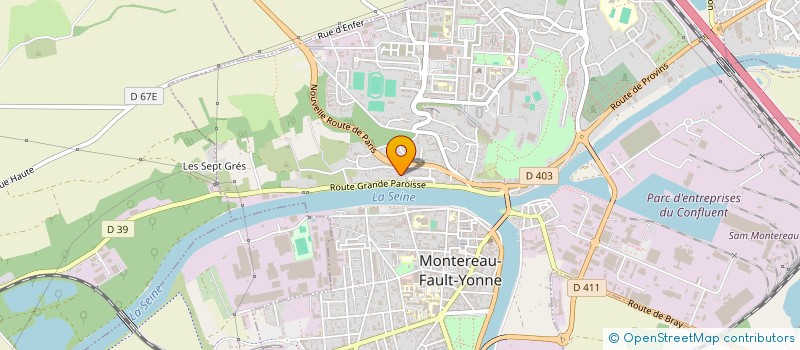 localisation de l'entreprise MONSIEUR GUY BOUZIMBOU  MONTEREAU-FAULT-YONNE