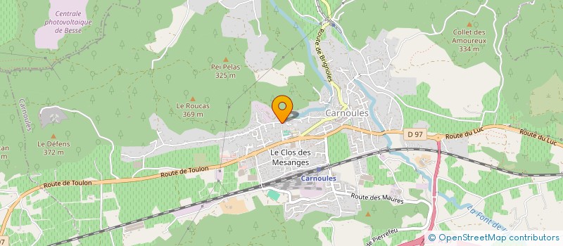 localisation de l'entreprise MONSIEUR GUY BRACCO à CARNOULES
