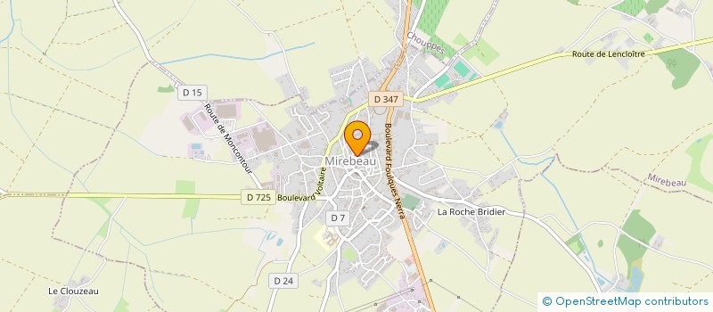 localisation de l'entreprise MONSIEUR GUY BREMOND  MIREBEAU