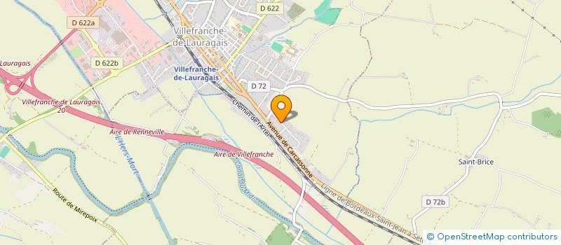 localisation de l'entreprise MONSIEUR GUY BRESSOLES  VILLEFRANCHE-DE-LAURAGAIS