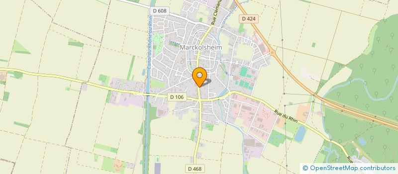 localisation de l'entreprise MONSIEUR GUY BRETON  MARCKOLSHEIM