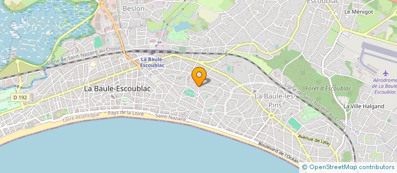 localisation de l'entreprise MONSIEUR GUY BREUILLAUD à LA BAULE-ESCOUBLAC