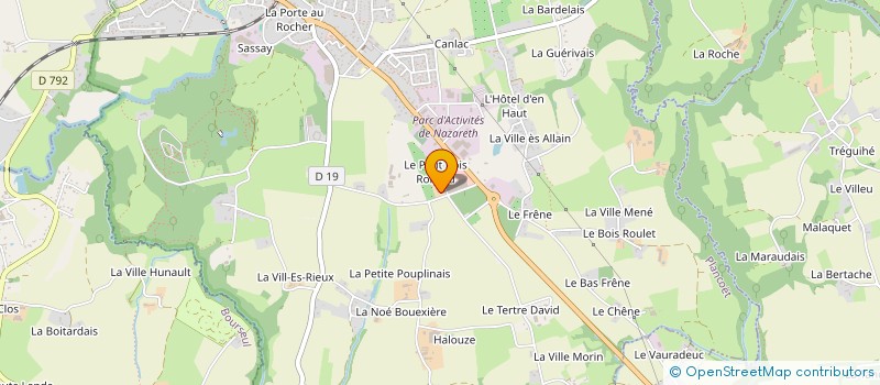 localisation de l'entreprise MONSIEUR GUY-BRICE GOFFETTE  PLANCOET