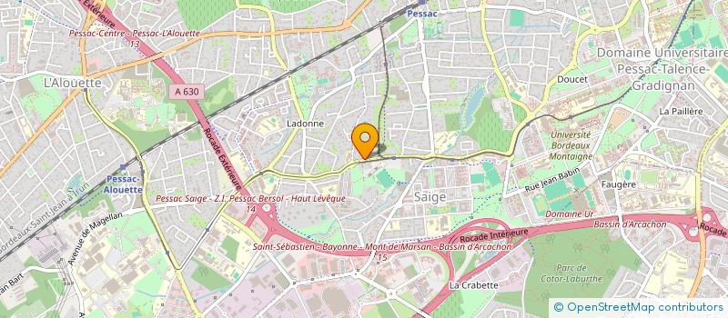 localisation de l'entreprise MONSIEUR GUY BRIEY  PESSAC