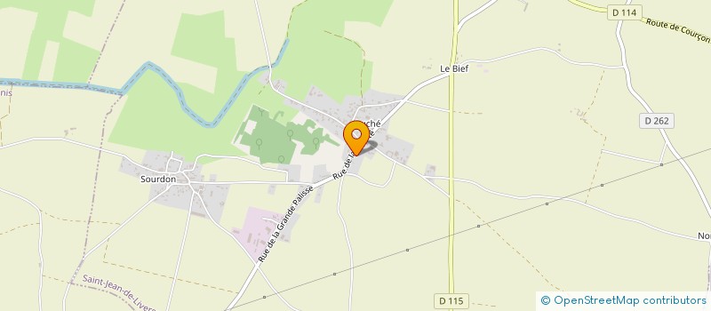 localisation de l'entreprise MONSIEUR GUY BRIFFAUD  SAINT-JEAN-DE-LIVERSAY