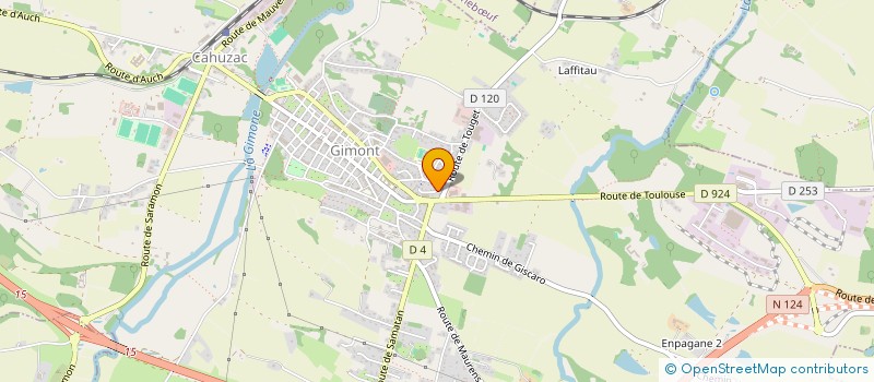 localisation de l'entreprise MONSIEUR GUY BRISTOT  GIMONT