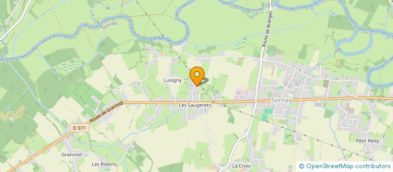 localisation de l'entreprise MONSIEUR GUY BRUANDET  SORNAY