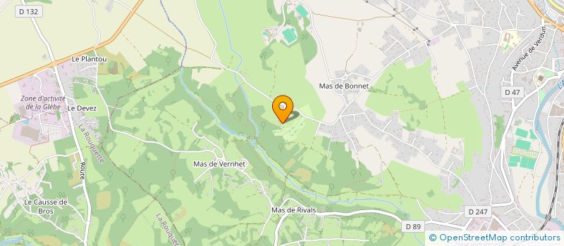 localisation de l'entreprise MONSIEUR GUY BRUGIER  VILLEFRANCHE-DE-ROUERGUE